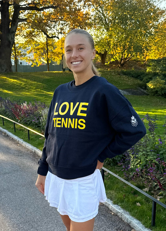 Love Tennis Blue Sweatshirt – Women – photo 1