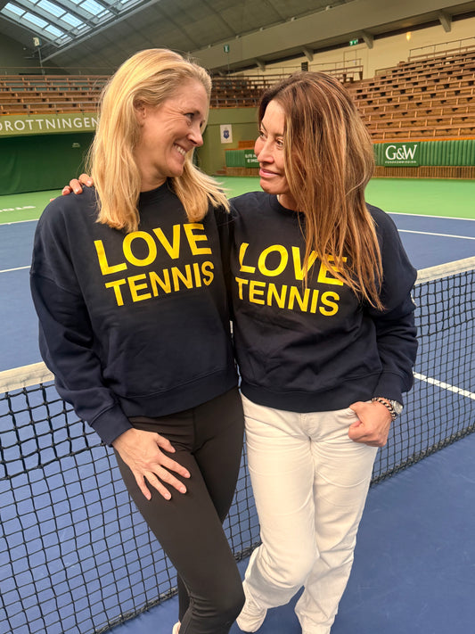 Love Tennis Blue Sweatshirt – Women